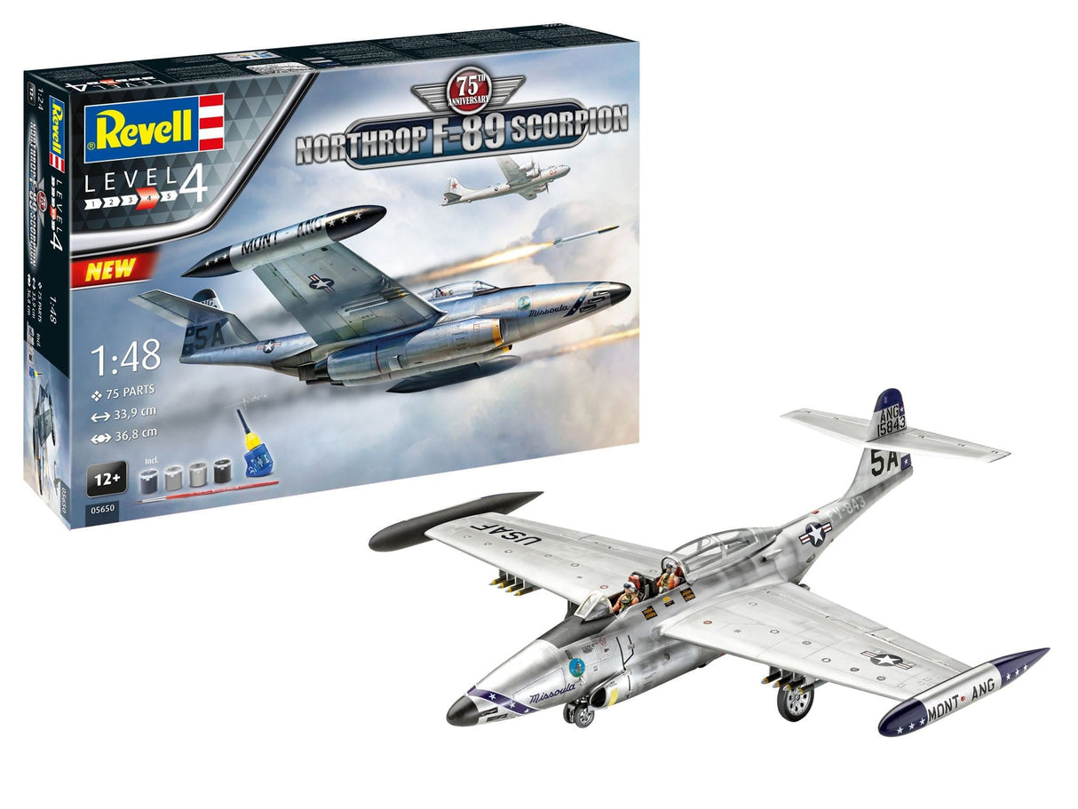 Revell 05650 1/48 50th Anniversary Northrop F - 89 Scorpion - Hobbytech Toys