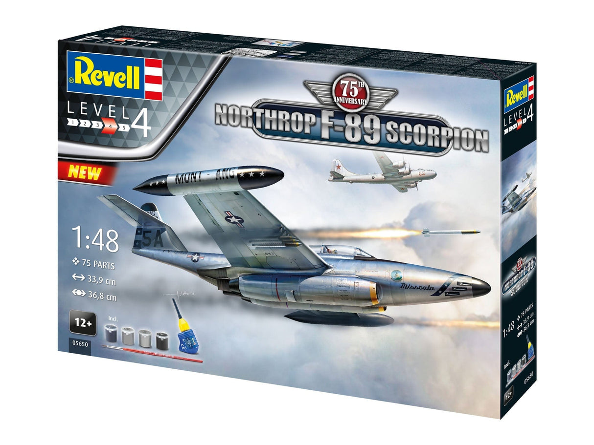 Revell 05650 1/48 50th Anniversary Northrop F - 89 Scorpion - Hobbytech Toys