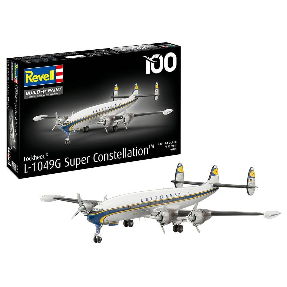 Revell 1/144 Lockheed L.1049G Super Constellation Lufthansa Plastic Model Kit