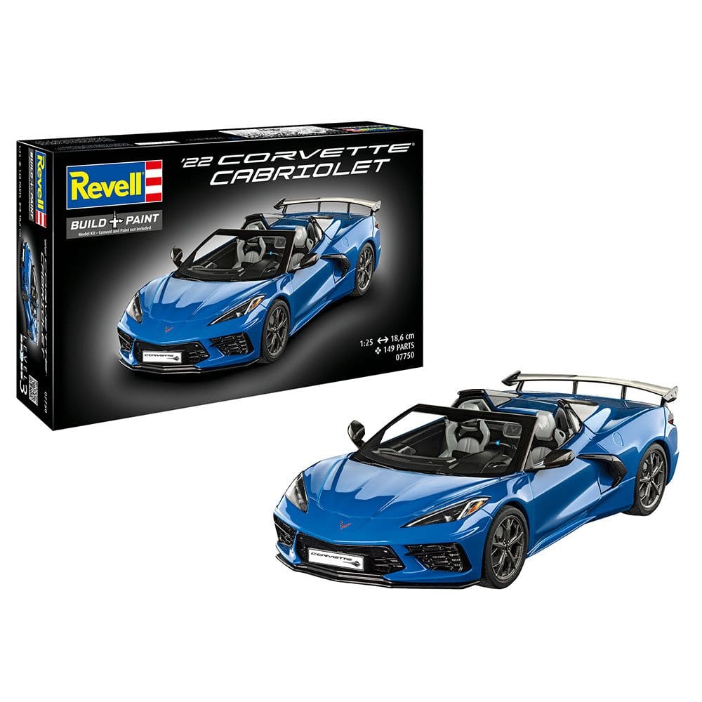 Revell 1/25 Corvette C8 Cabriolet Plastic Model Kit
