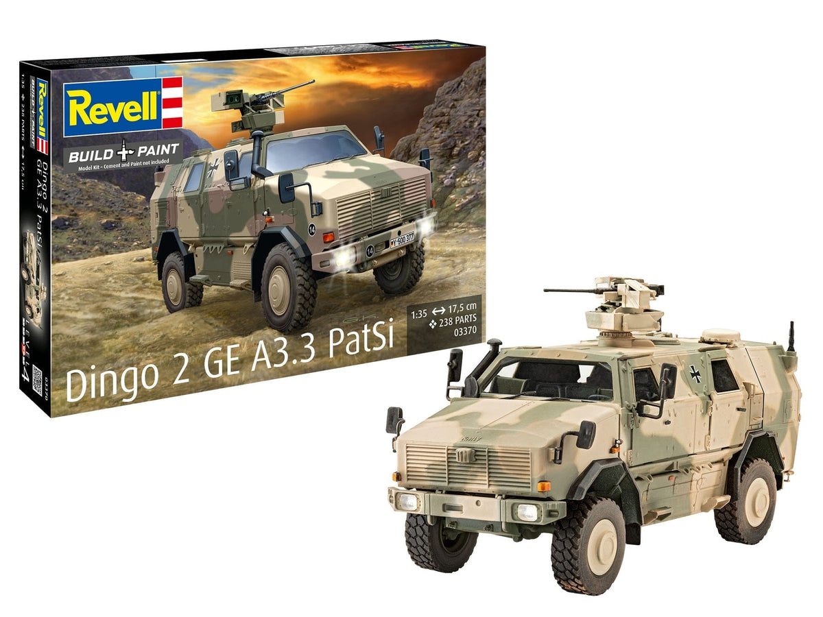 Revell 1/35 Dingo 2 GE A3.3 PatSi plastic model kit 03370