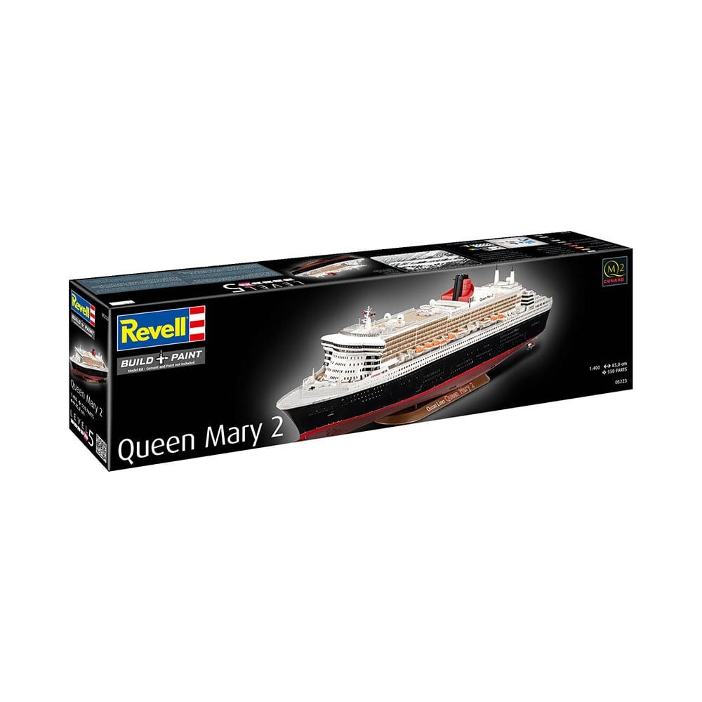 Revell 1/400 Queen Mary 2 Plastic Model Kit