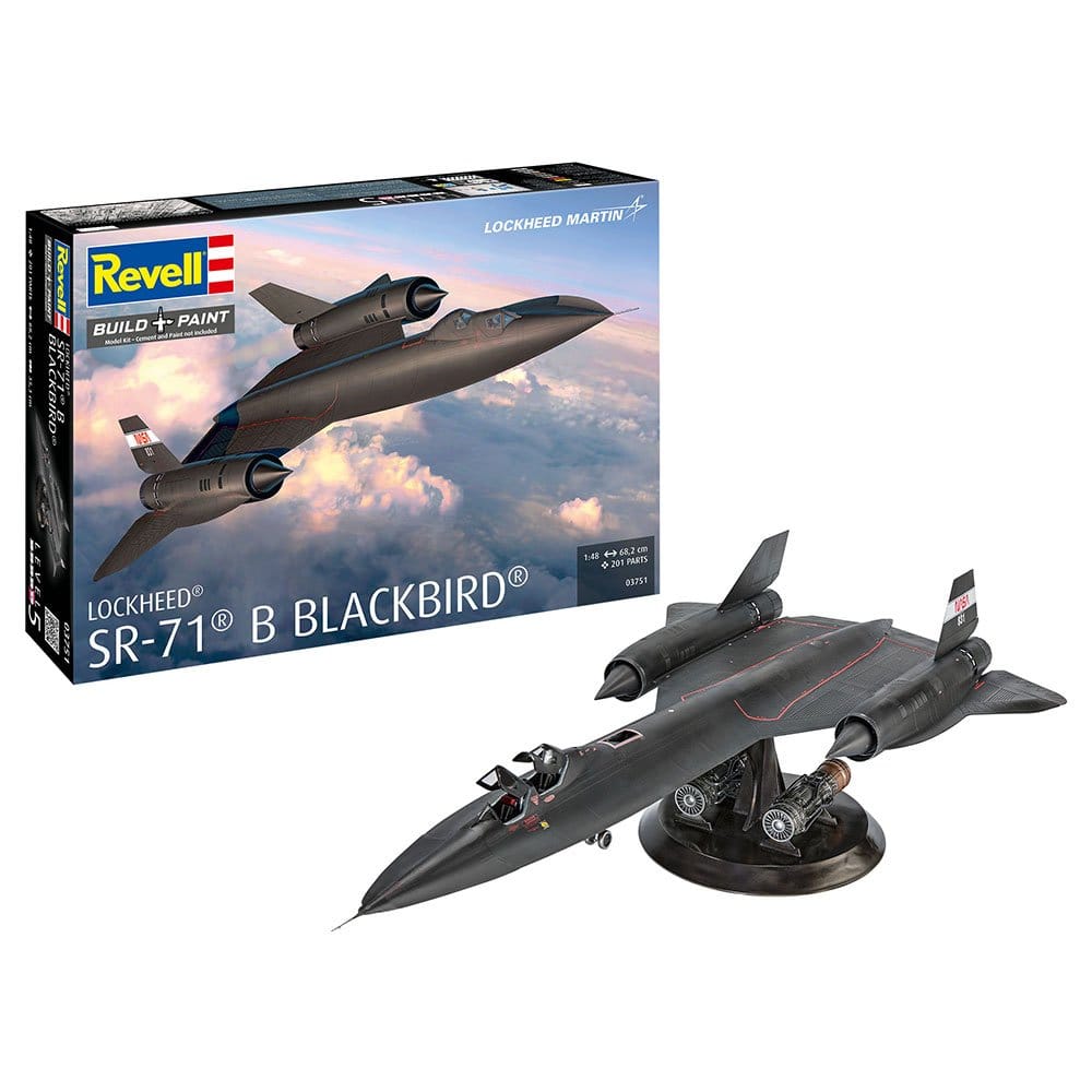 Revell 1/48 Lockheed SR-71B Blackbird Plastic Model Kit