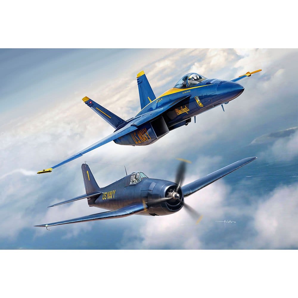 Revell 1/72 Gift Set Blue Angels - 80 Years Plastic Model Kit