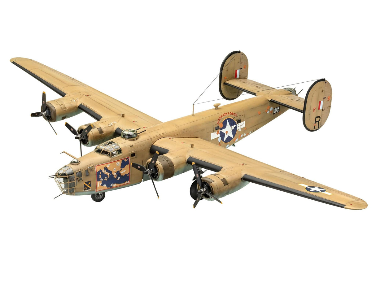 Revell 3831 1/48 B - 24D Liberator Plastic Model Kit - Hobbytech Toys