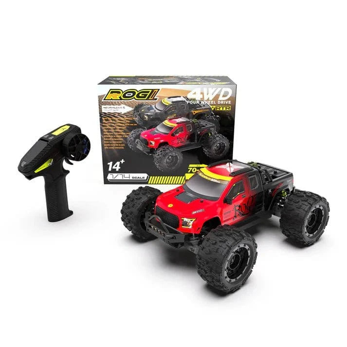 Rlaarlo ROG1 1/14 Gladiator Brushless Monster Truck - Red - Hobbytech Toys