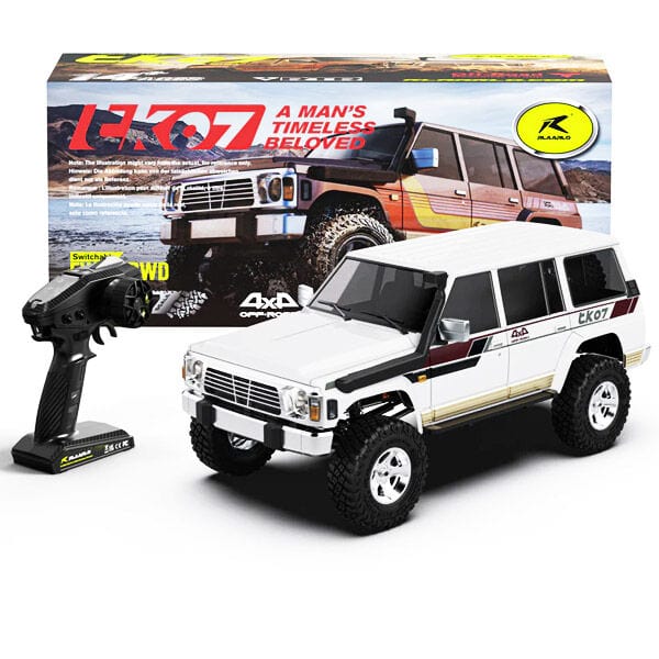 Rlaarlo 1/7 TK07 Brushless RC Crawler - White