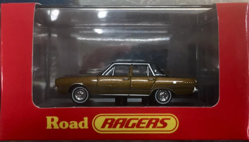 Road Ragers 1/87 1969 VG Valiant Regal - Citron Gold / Black Roof