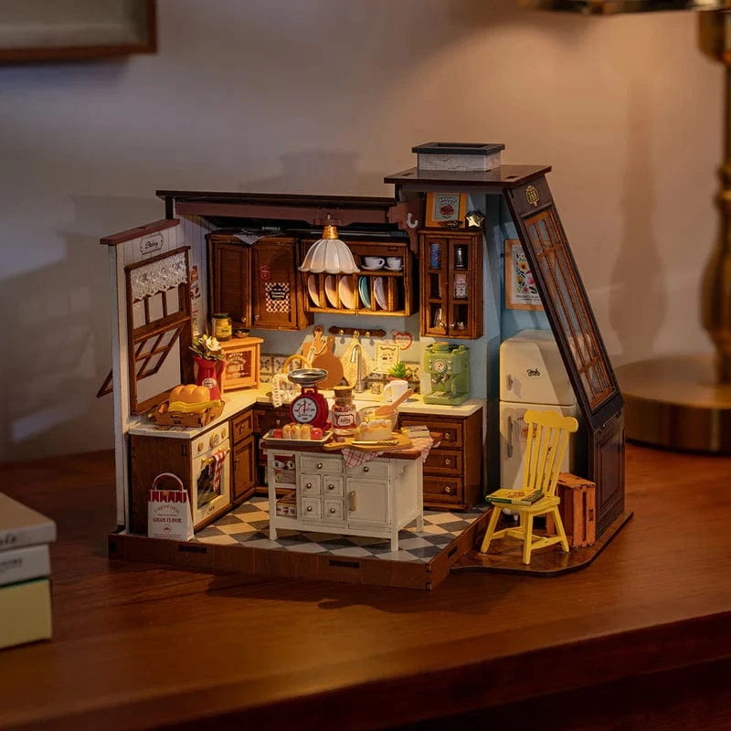 Robotime DIY Mini House Baking Kitchen Kit