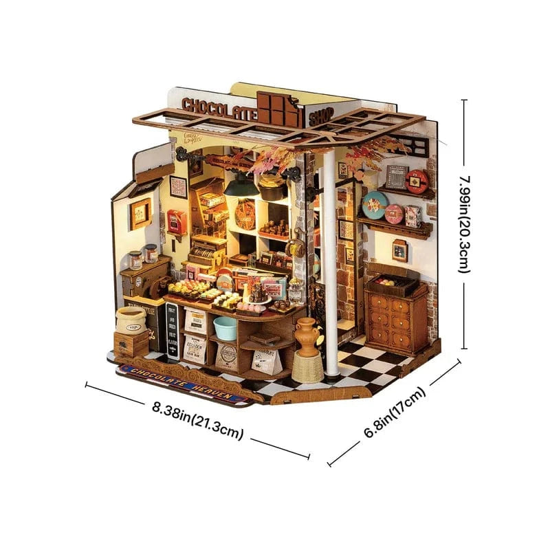Robotime DIY Mini House Henrys Chocolate Kit
