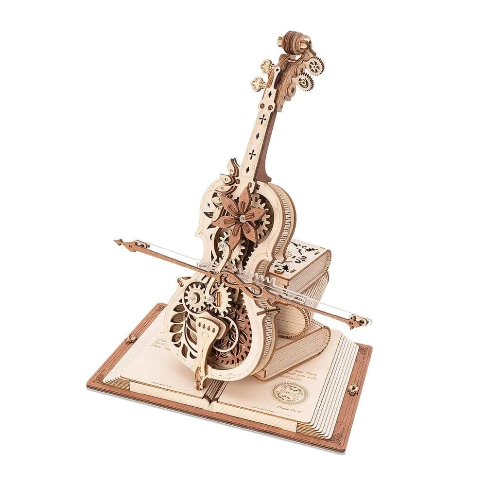 Robotime DIY Music Box Magic Cello Kit - Hobbytech Toys