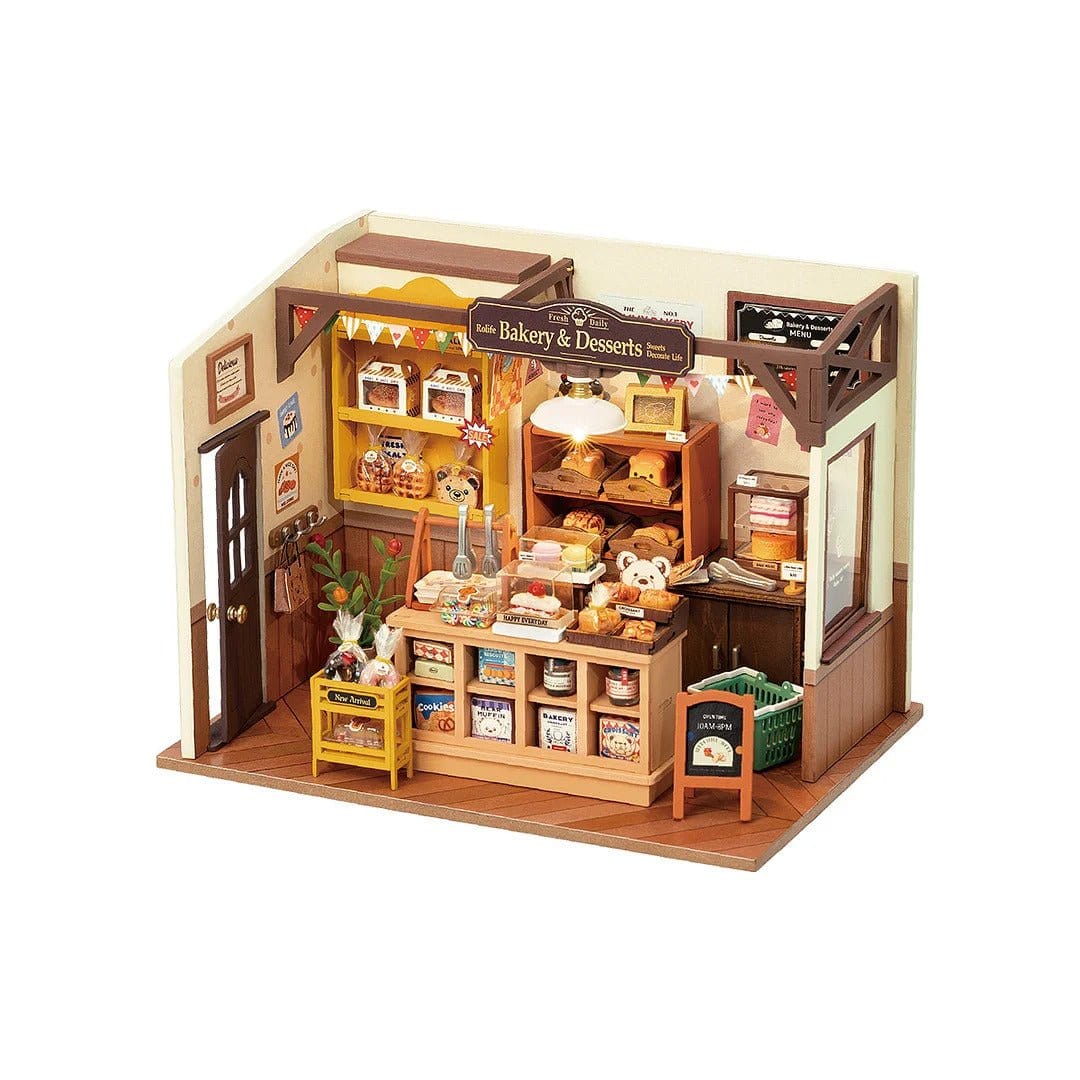 Robotime Rolife DIY Mini House Beckas Baking House Kit - Hobbytech Toys