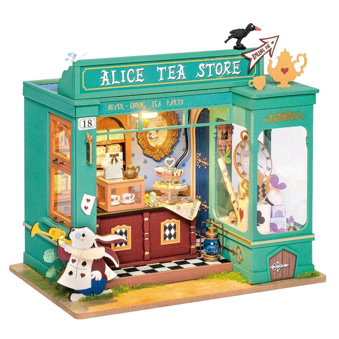 Robotime Rollife DIY Mini House Alices Tea Store Kit - Hobbytech Toys