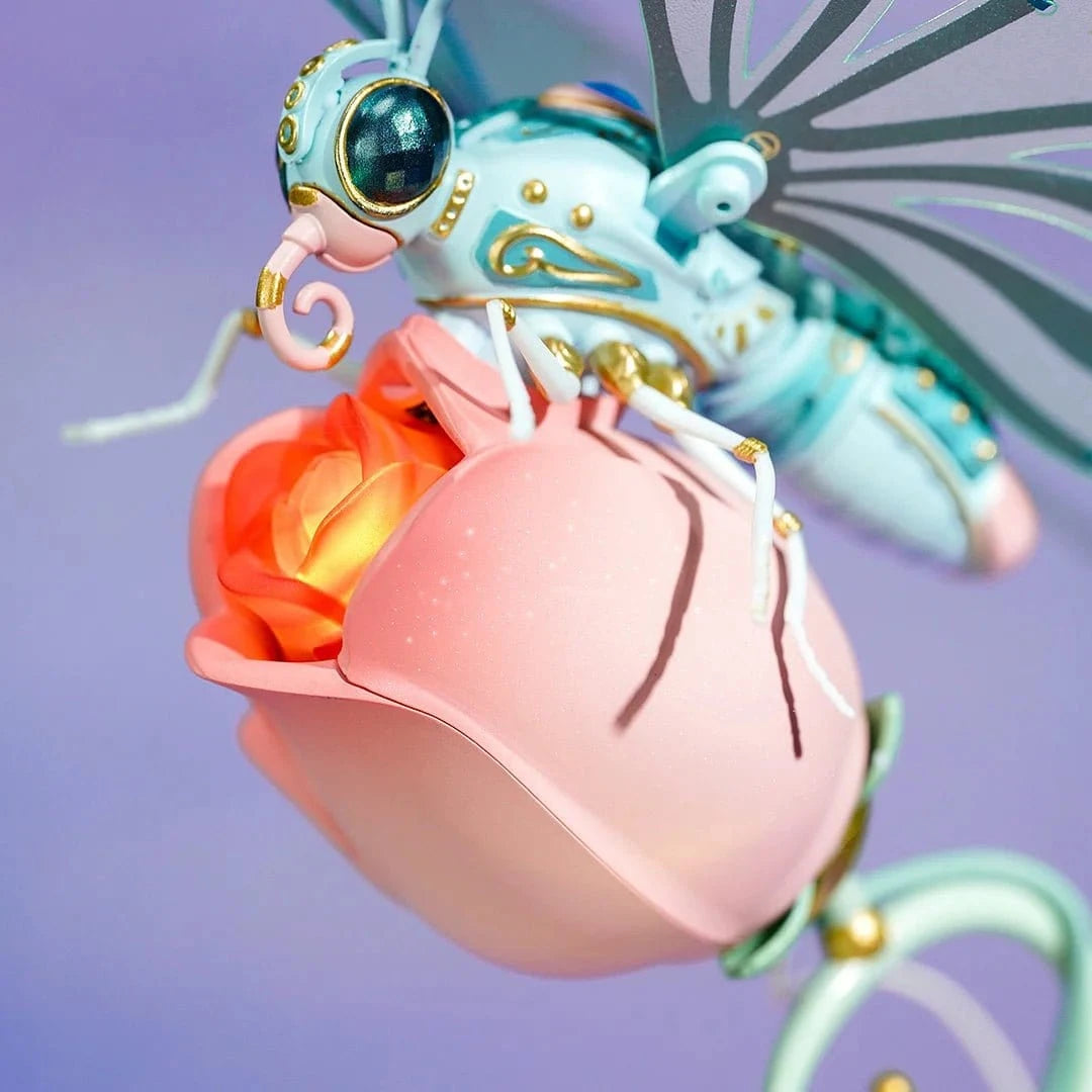 ROKR Butterfly DIY Mechanical 3D Kit Pink - Hobbytech Toys