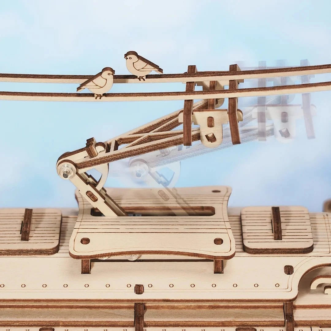 ROKR Classic City Tram 3D Wooden Kit LK801 - Hobbytech Toys
