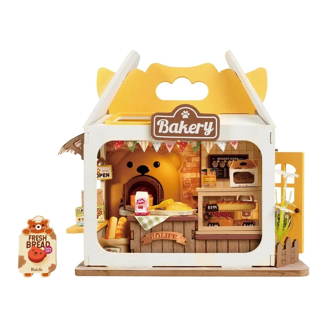 Rolife Teddys Food Box DIY Miniature House Kit - Hobbytech Toys