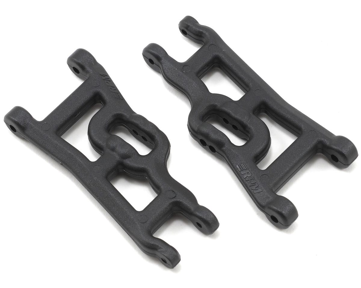 RPM 80242 Front A - Arms (Black) (Rustler, Stampede & Slash) (2) - Hobbytech Toys