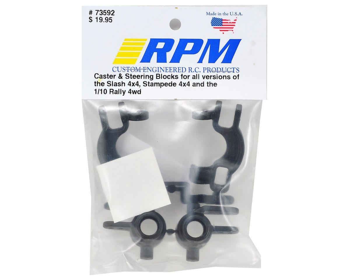 RPM Caster & Spindle Block Set for Traxxas 4x4 - Hobbytech Toys
