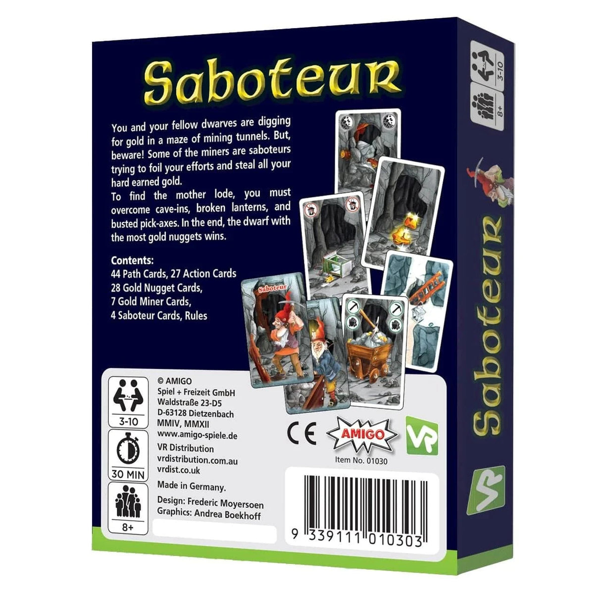 Saboteur Card Game - Hobbytech Toys