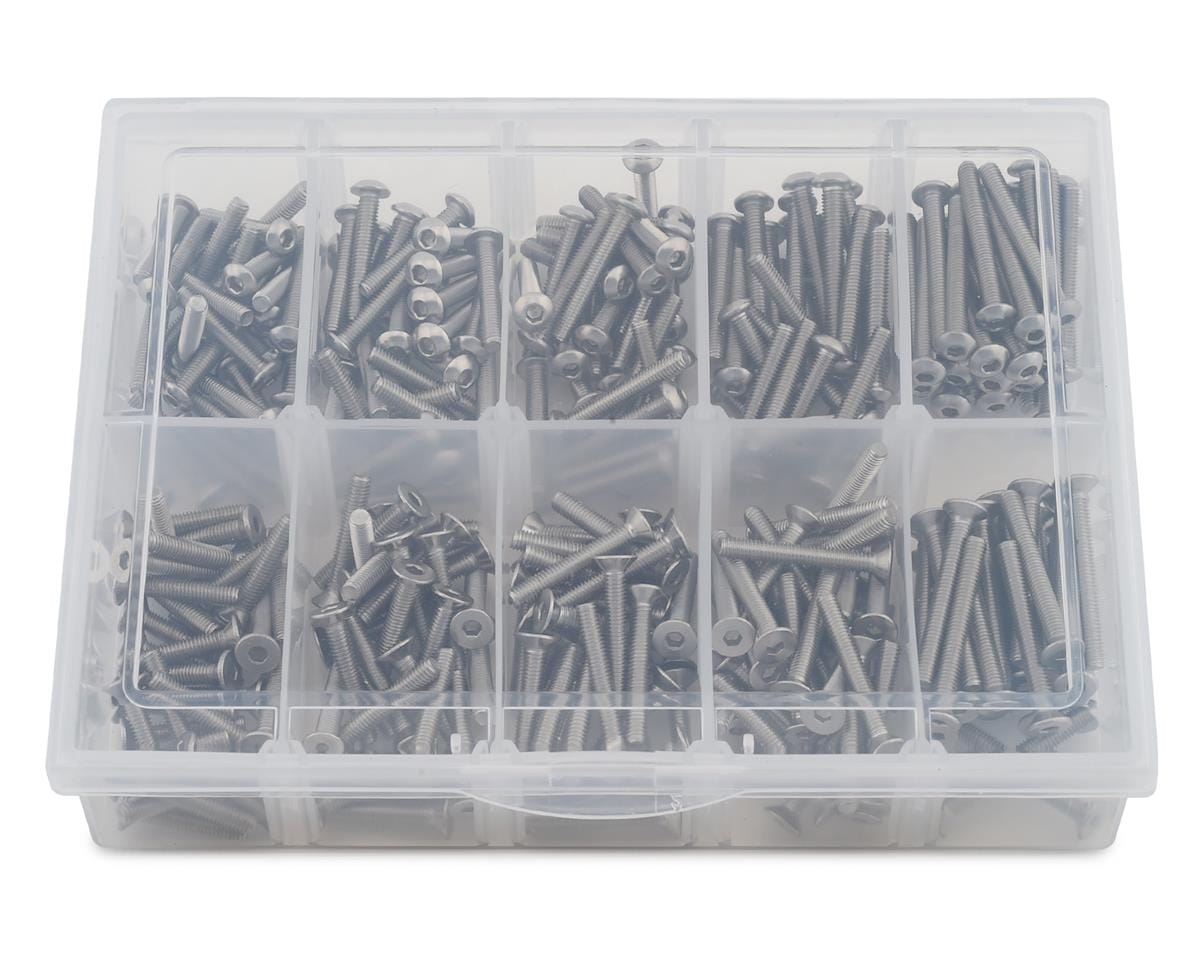 Samix Long Stainless Steel M3 Screw Set w/Plastic Box (300)**
