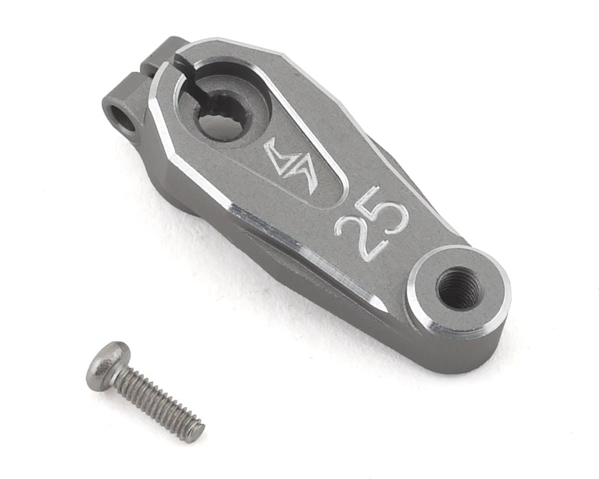 Samix SCX10 III Aluminum Clamp Lock Servo Horn (25T) (Grey)**