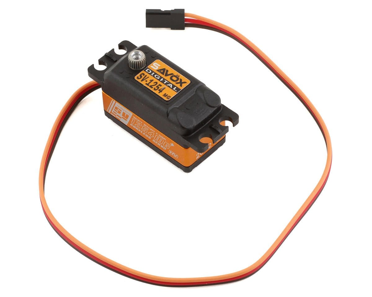 Savox SV1254MG+ 15kg/0.085S High Speed Low Profile HV Servo - Hobbytech Toys