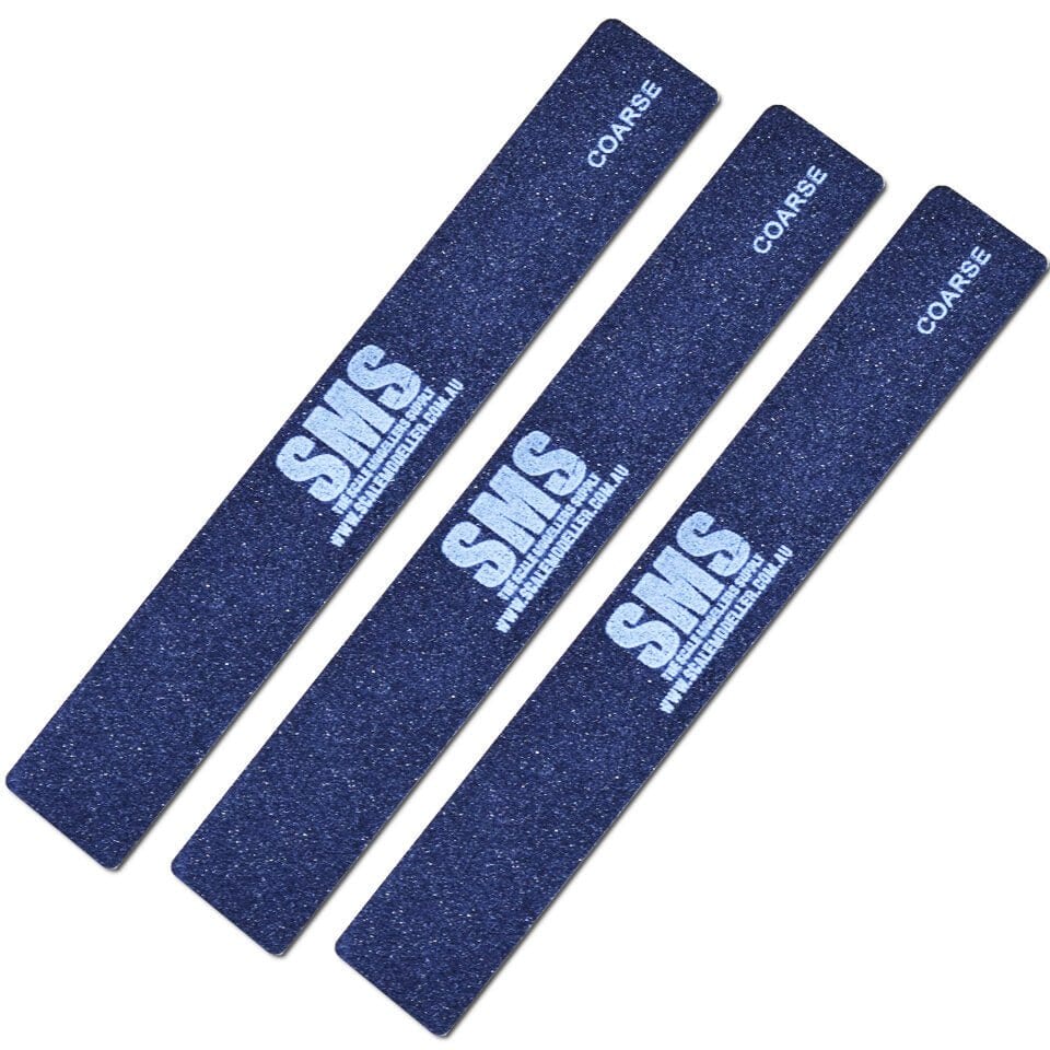 Scale Modellers Supply Sanding Sticks - Coarse (3pcs) - Hobbytech Toys