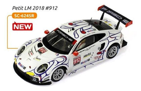 Scaleauto 6245R 1/32 Porsche 911 GT3 RSR Petit Lemans 2018 Mobil R - Ver Slot Car** - Hobbytech Toys