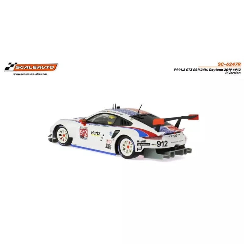 Scaleauto 6247R 1/32 Porsche 911.2 GT3 RSR 24H Daytona 2019 912 R Version Slot Car** - Hobbytech Toys