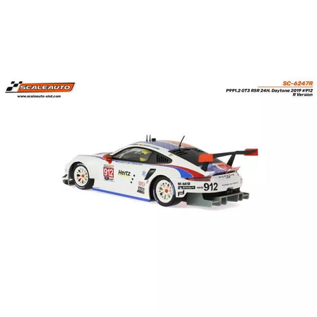 Scaleauto 6247R 1/32 Porsche 911.2 GT3 RSR 24H Daytona 2019 912 R Version Slot Car** - Hobbytech Toys