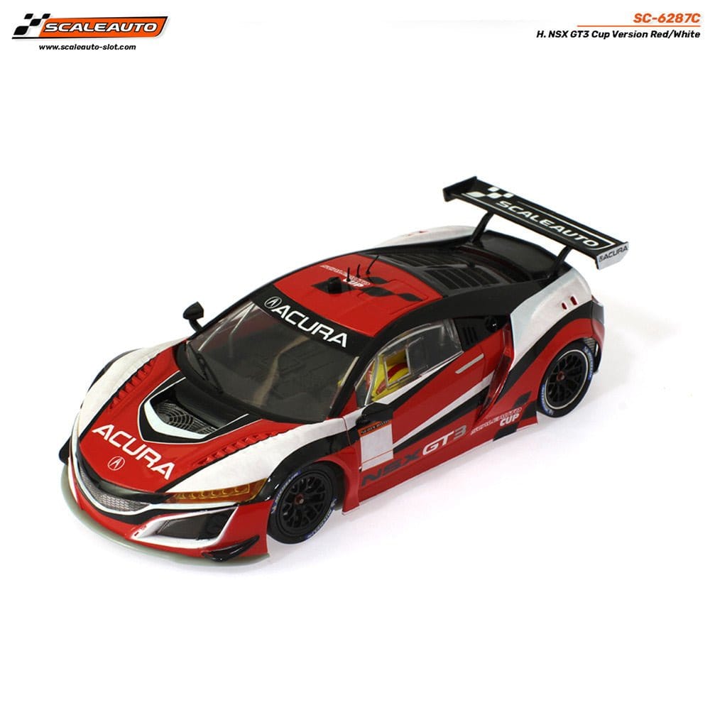 Scaleauto 6287C NSX GT3 Cup Red/White Slot Car** - Hobbytech Toys