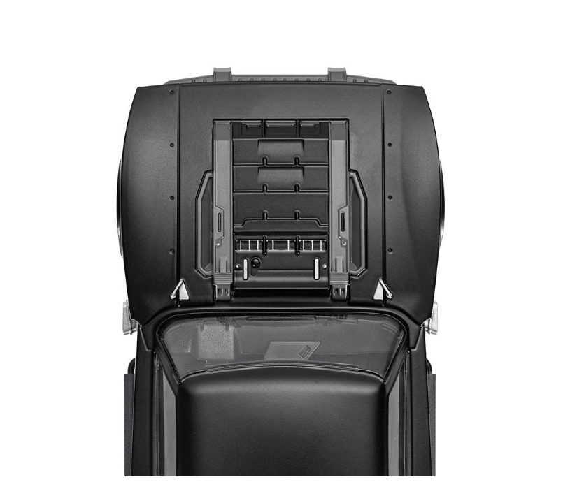 Black Batmobile, detailed Batmobile replica from Scalextric slot car collection, features sleek design and advanced features.