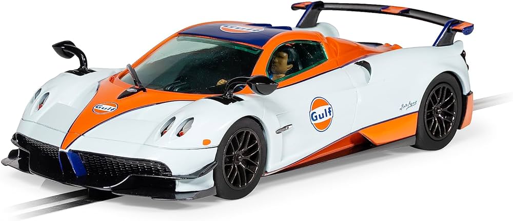 Scalextric C4335 Pagani Huayra BC Roadster Gulf Edition Slot Car**