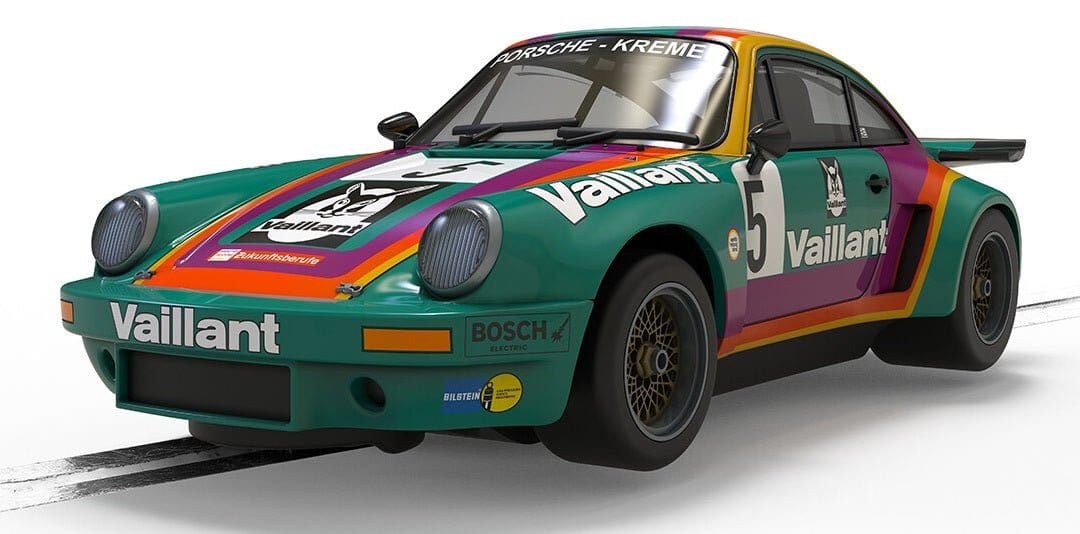 Scalextric C4439 Porsche 911 3.0 RSR Vaillant Slot Car - Hobbytech Toys