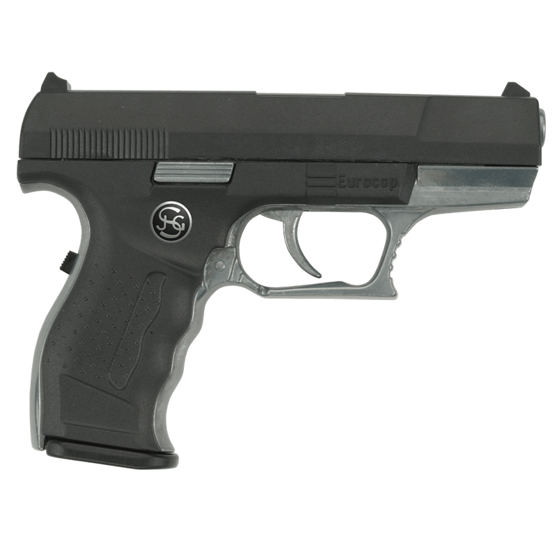 Schroedel - Sig Sauer - 13-Shot - Black/Silver Cap Gun