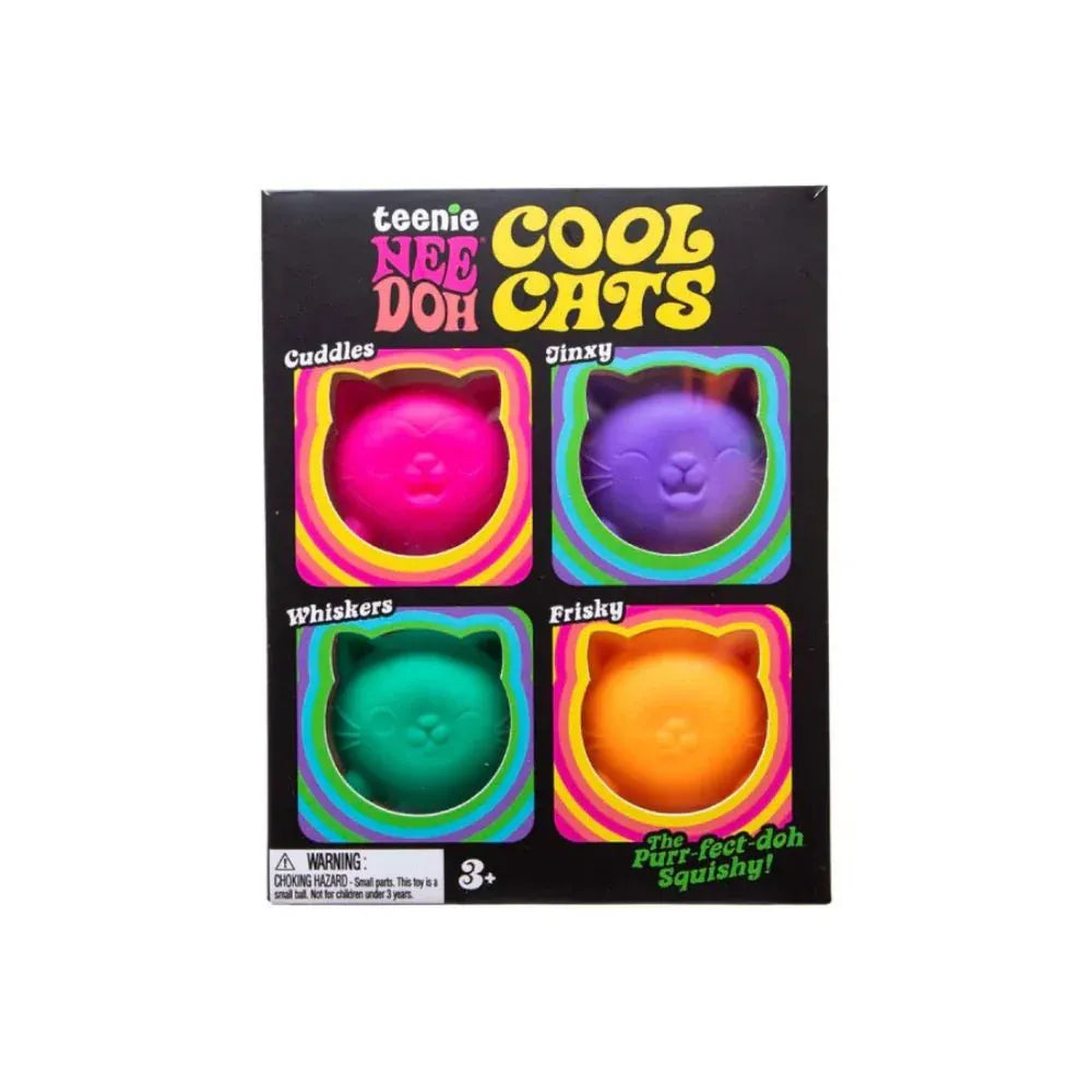 Schylling - Cool Cats Teenie (Multi-Pack) NeeDoh