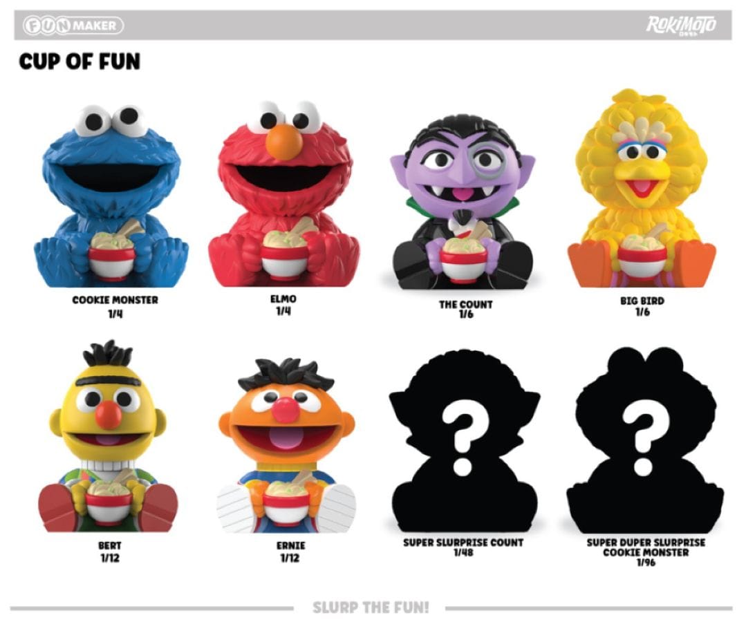 Sesame Street Rokimoto Cup of Fun Blind Box - Assorted (1)