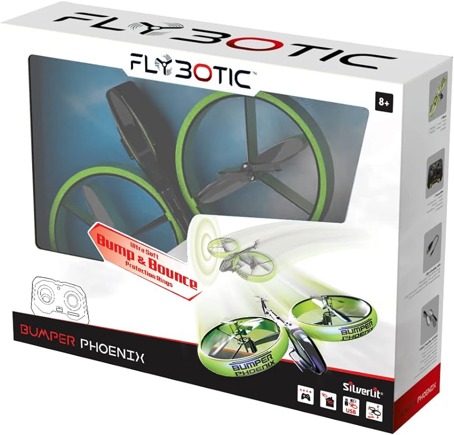 Silverlit Flybotic Bumper Phoenix RC Helicopter - Hobbytech Toys