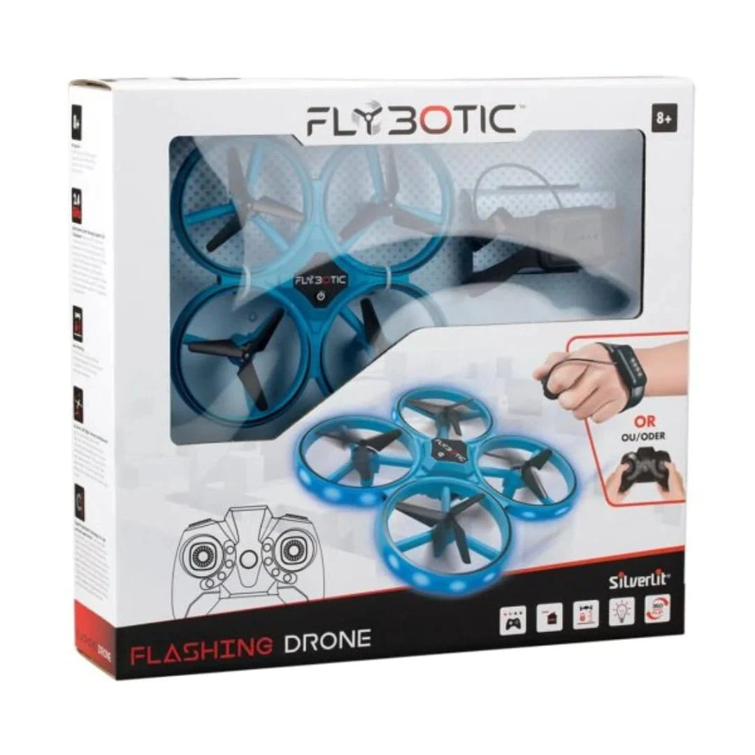 Silverlit Flybotic Flashing Toy RC Drone - Hobbytech Toys
