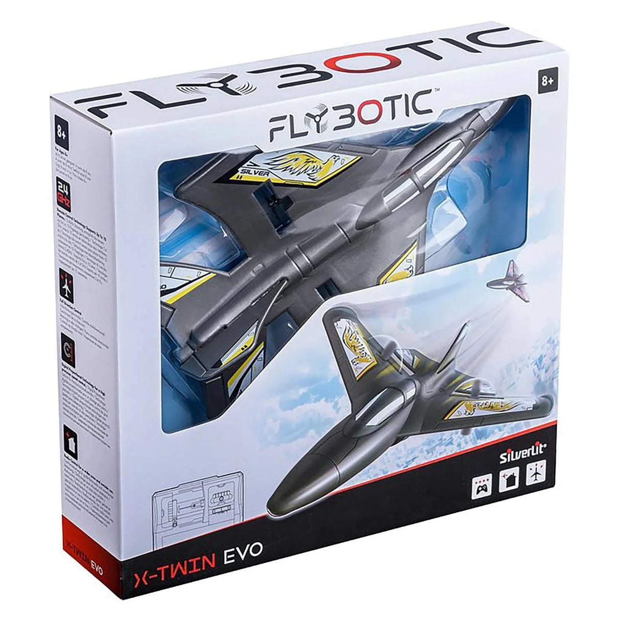 Silverlit X-Twin Evo Beginner RC Plane - Assorted Colors (1) - Hobbytech Toys