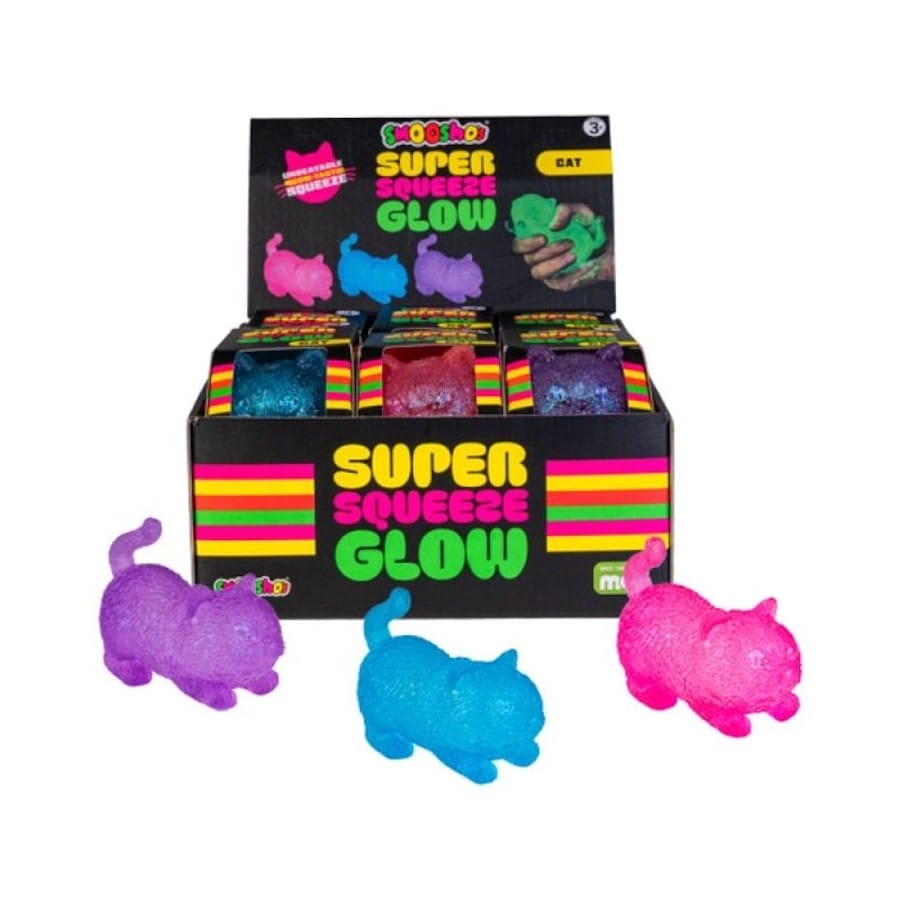 Smooshos Super Squeeze Glow Cat - Assorted (1)