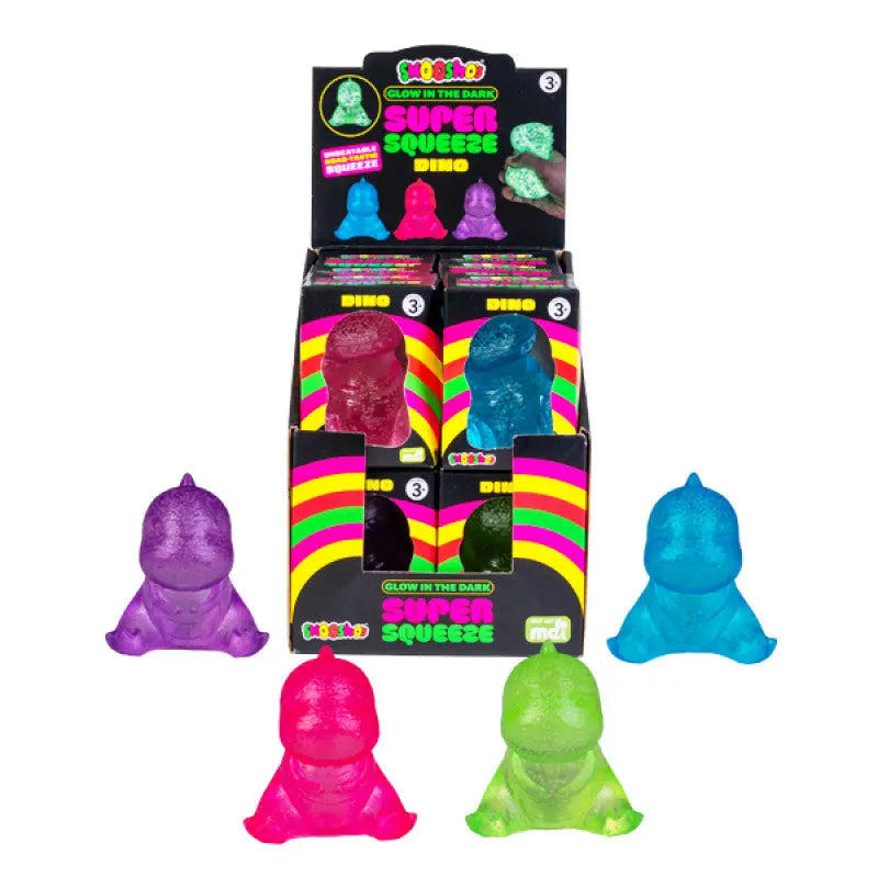 Smooshos Super Squeeze Glow Dino - Assorted (1)