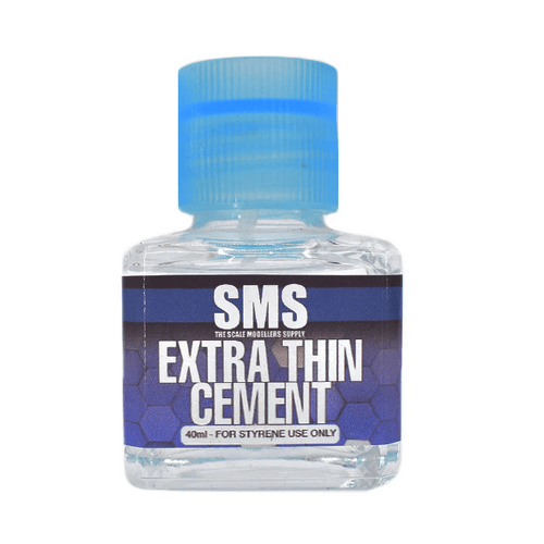 SMS Extra Thin Plastic Cement 40ml - Hobbytech Toys