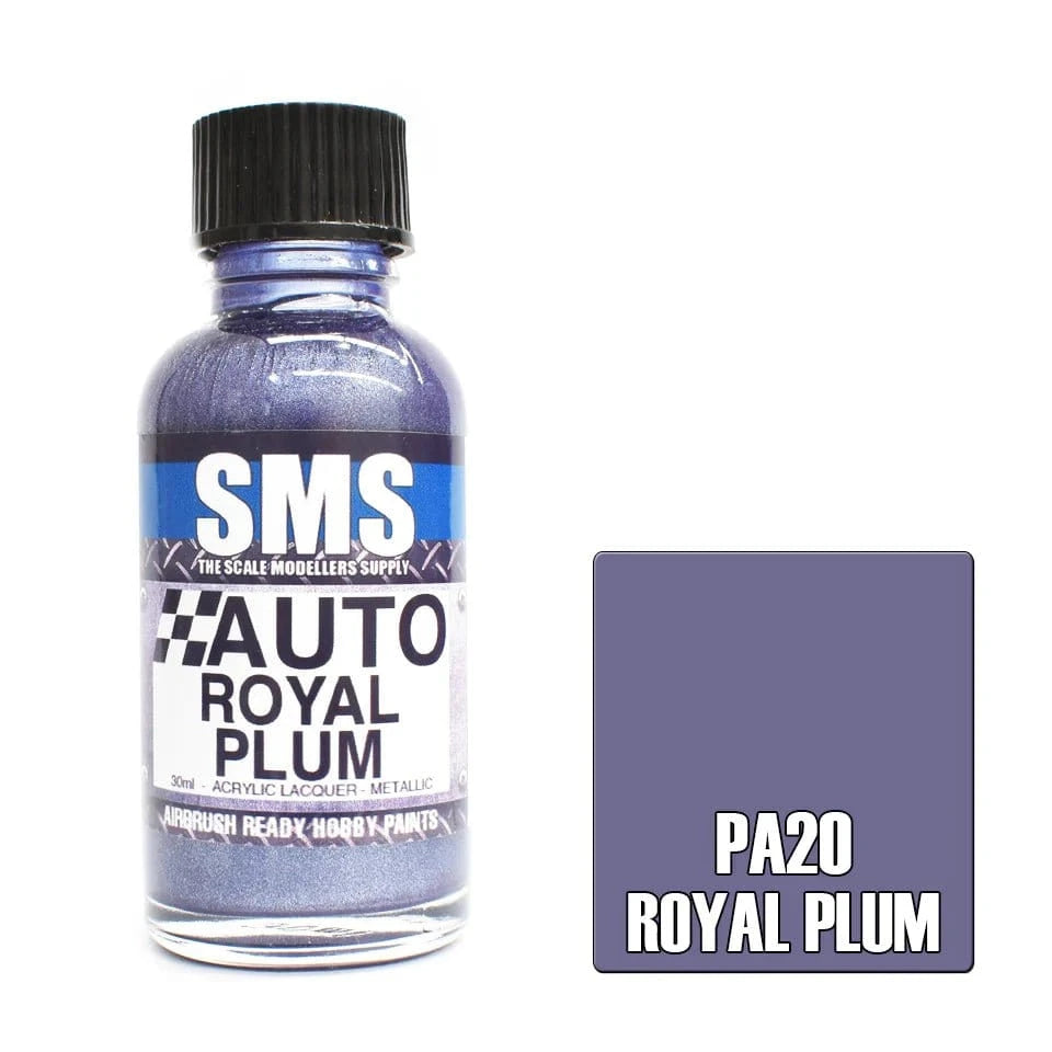 SMS PA20 Auto Colour ROYAL PLUM 30ml - Hobbytech Toys