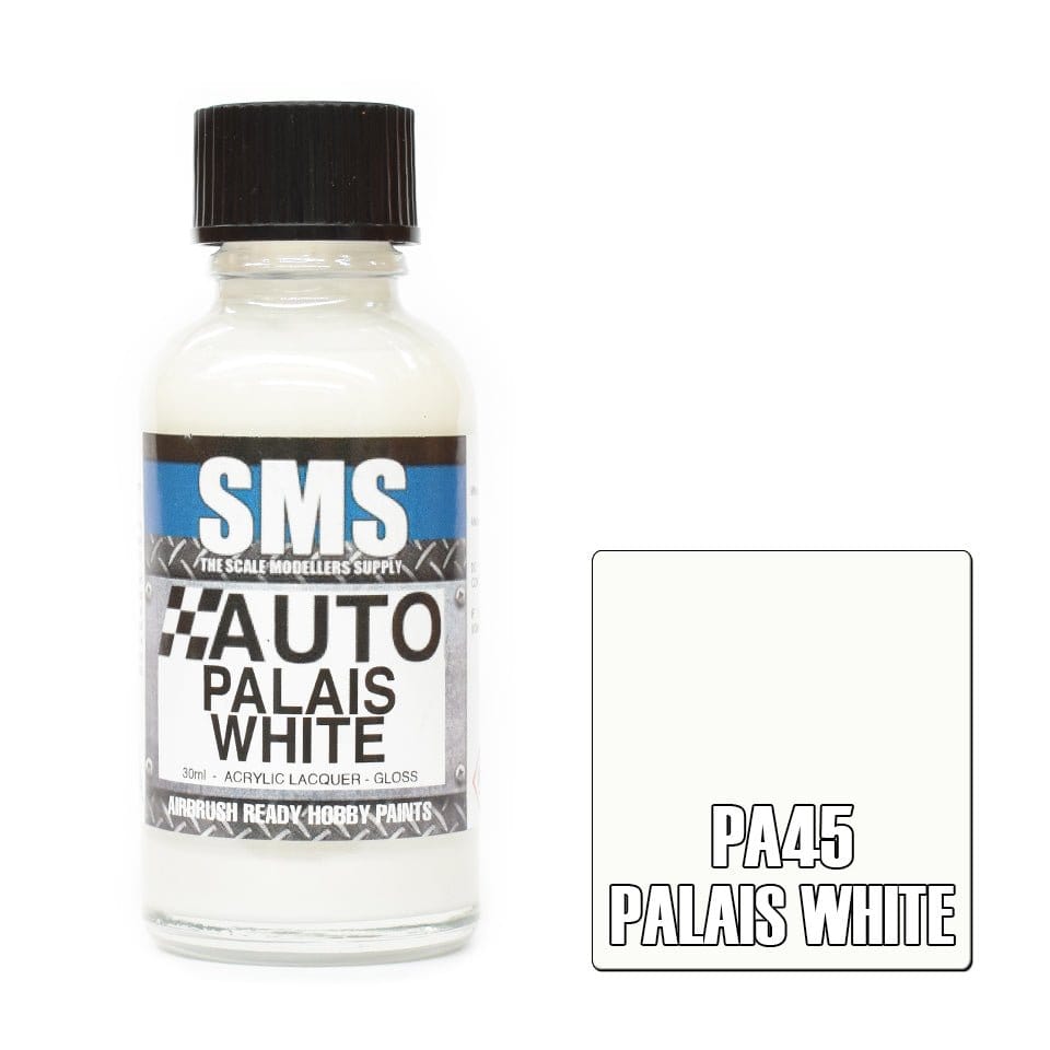 SMS PA45 Auto Colour PALAIS WHITE 30ml - Hobbytech Toys