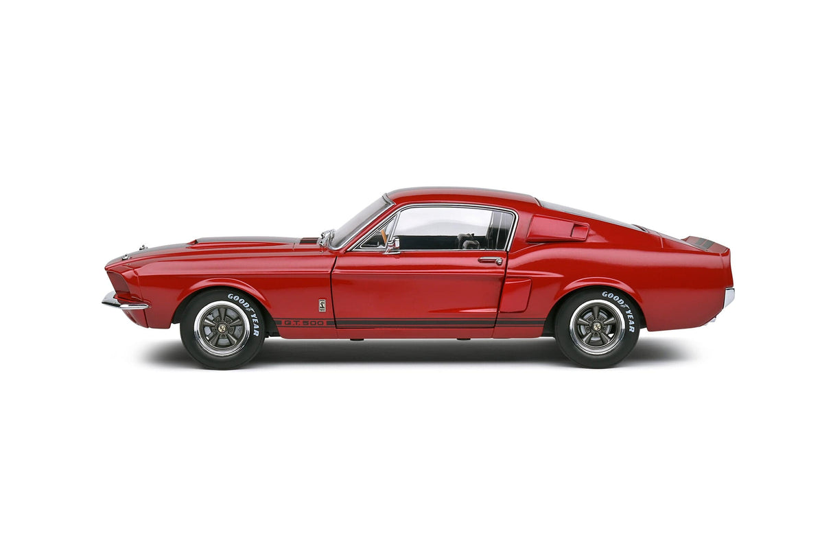 Solido 1/18 1967 Shelby GT500 Red Diecast Model**