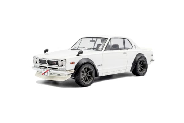 Solido 1/18 1970 Nissan Skyline (C10) Hakosuka White