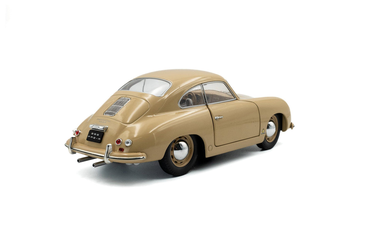 Solido 1/18 Brown 1953 Porsche 356 PRE-A Diecast Model