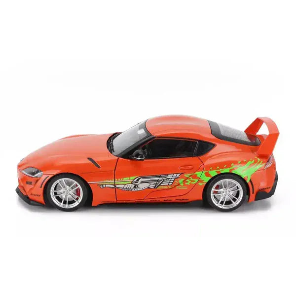 Solido 1/18 Orange 2024 Tribute GR Toyota Supra Diecast Model