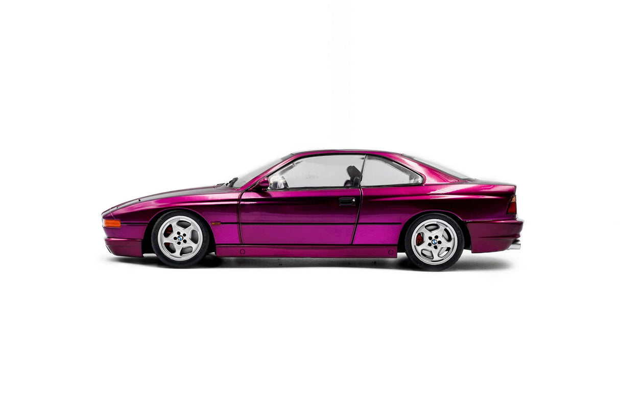 Solido 1/18 Violet 1991 BMW 850 (E31) CSI Daytona Diecast Model